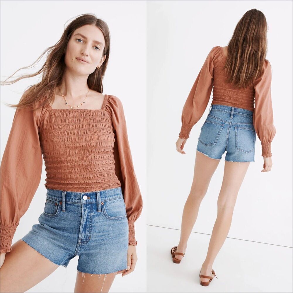 Madewell The Perfect Jean Short Size 27 Tencel Lyocell Edition High Rise Stretch